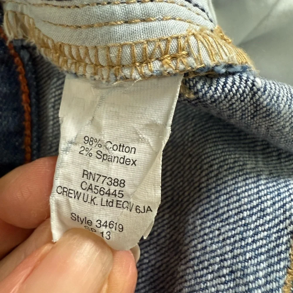 J Crew Stretch Jean Shorts